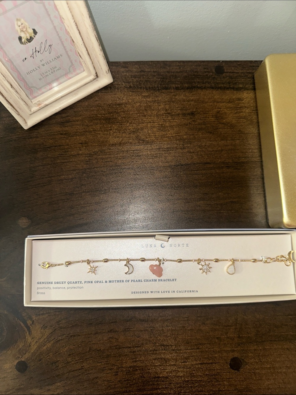 Luna Norte Gold Charm Bracelet